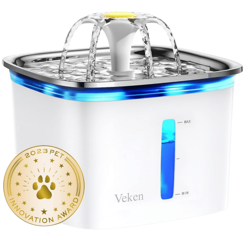 veken 95oz2.8l pet fountain
