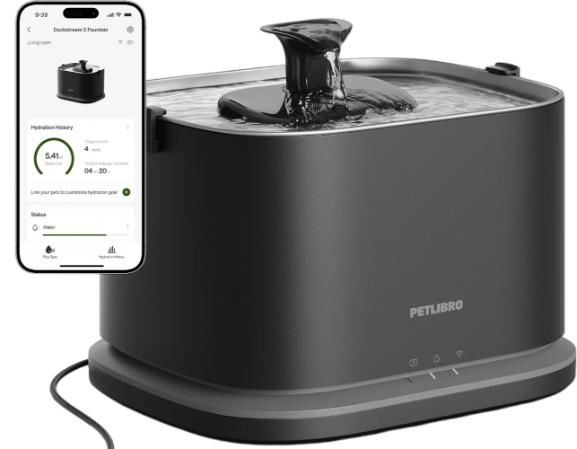 veken vs petlibro pet water fountain comparison